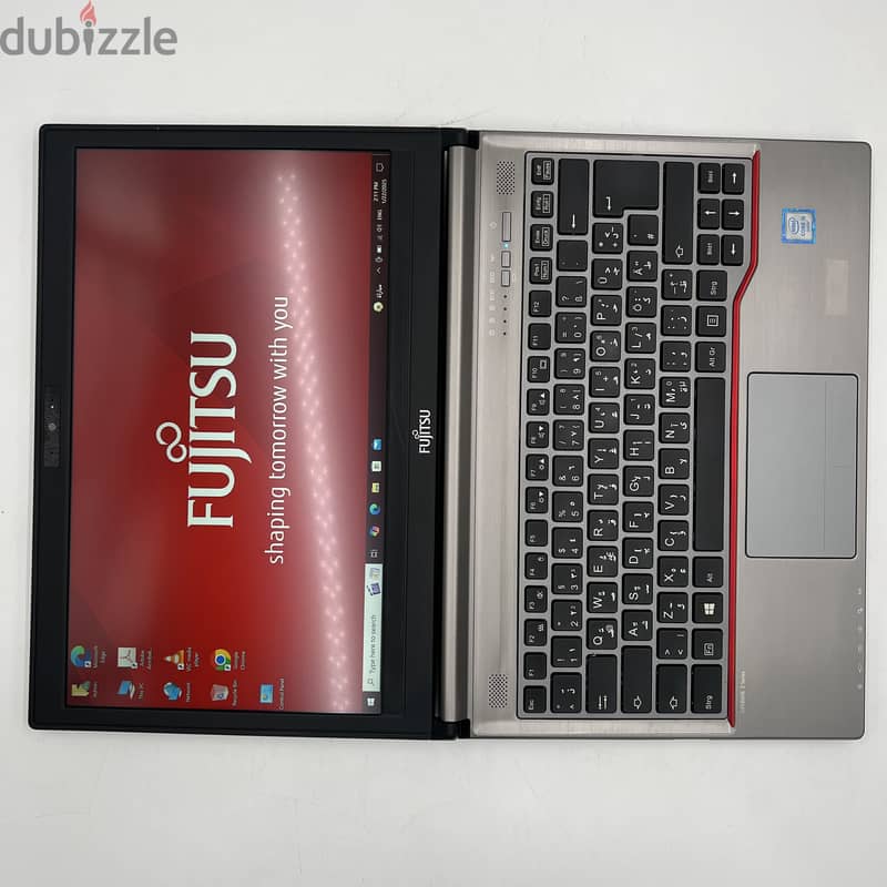 4950-Used Laptop Fujitsu LifeBook E736 Core i5 6200U 6th Gen 8GB DDr4 6