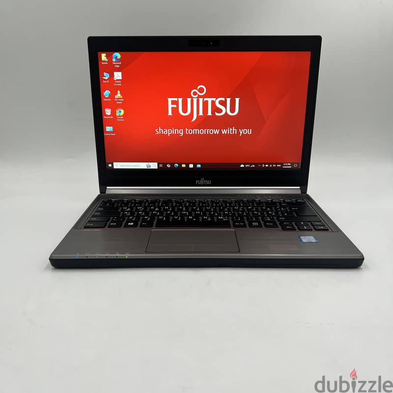 4950-Used Laptop Fujitsu LifeBook E736 Core i5 6200U 6th Gen 8GB DDr4 7