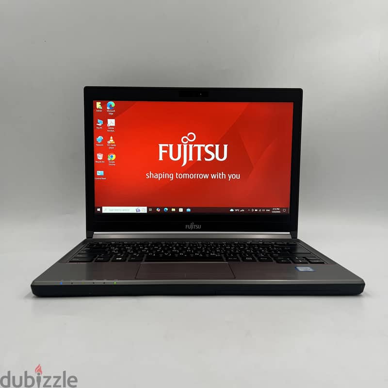 4950-Used Laptop Fujitsu LifeBook E736 Core i5 6200U 6th Gen 8GB DDr4 9