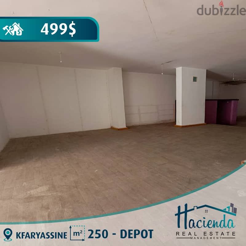 Depot For Rent In Kfaryassine 0