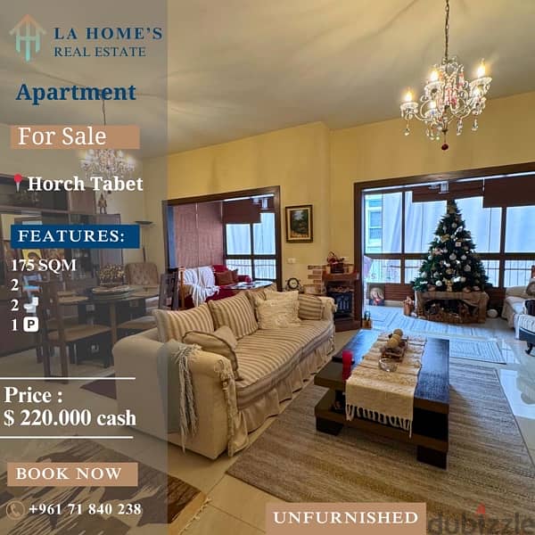 apartment for sale in horch tabet شقة للبيع في حرش تابت 0