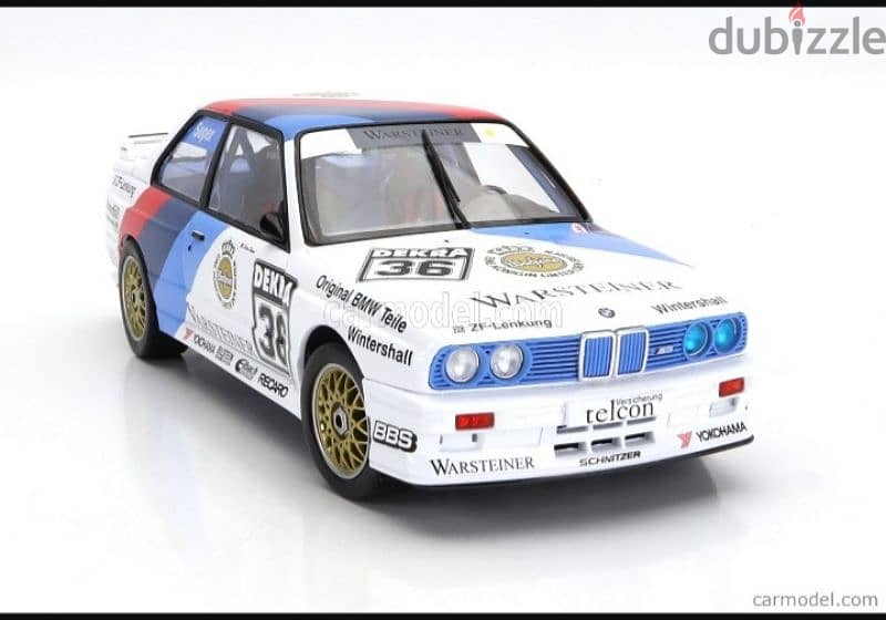 BMW M3 (E30) Evo DTM 1989 diecast car model 1;18. 3