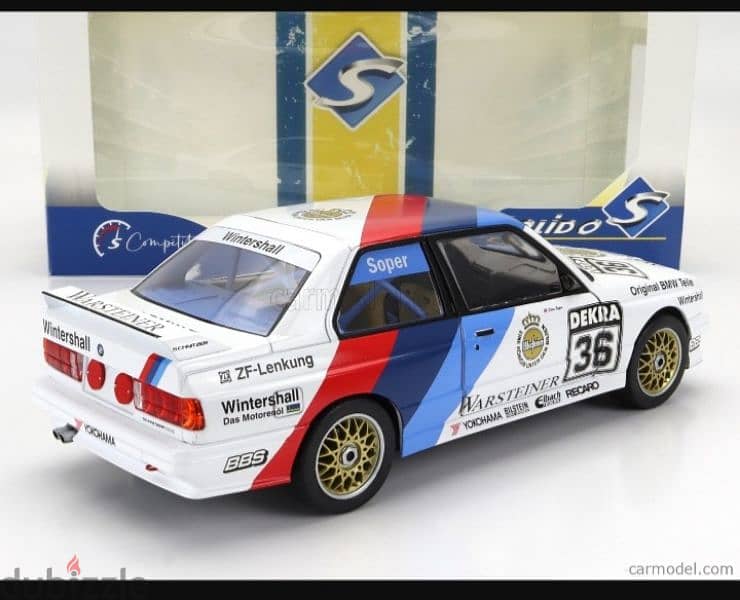 BMW M3 (E30) Evo DTM 1989 diecast car model 1;18. 4