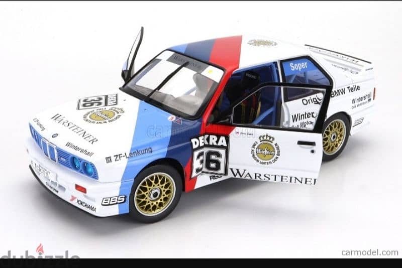 BMW M3 (E30) Evo DTM 1989 diecast car model 1;18. 5