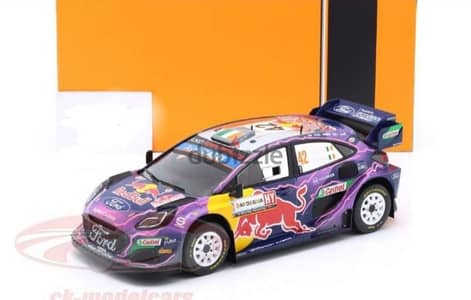 Ford Puma Rally 1 (Rally Sardinia 2022) diecast car model 1;18.