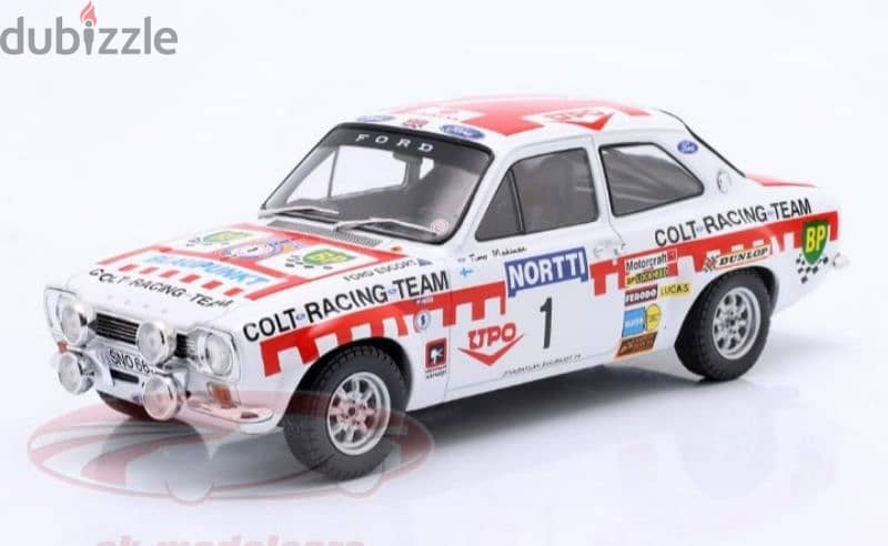 Ford Escort RS 1600 MK1 (Rally 1974) diecast car model 1;18 1