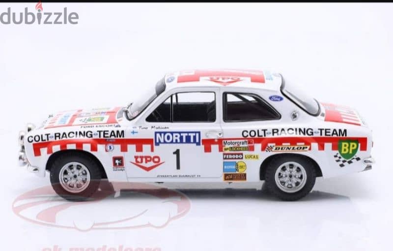 Ford Escort RS 1600 MK1 (Rally 1974) diecast car model 1;18 2