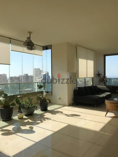 140 SQM Furnished Apartment in Achrafieh Mar Mikhael+ City & Sea View