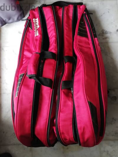 Wilson blx team tennis bag 6 to 8 rakets