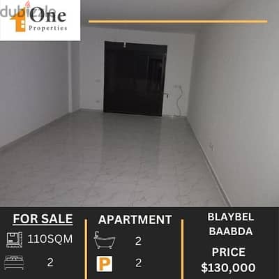 APARTMENT FOR SALE IN BLAYBEL BAABDA