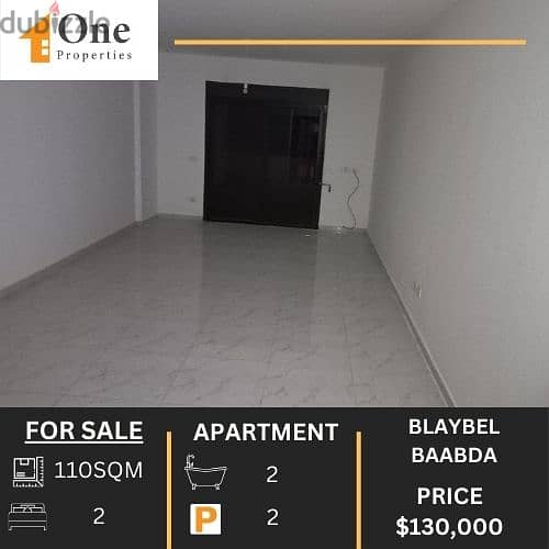 APARTMENT FOR SALE IN BLAYBEL BAABDA 0