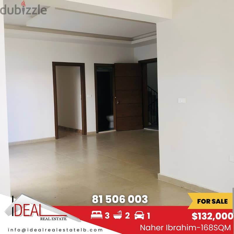 168 SQM Brand new Apartment for sale Naher Ibrahim REF#FS3002 0