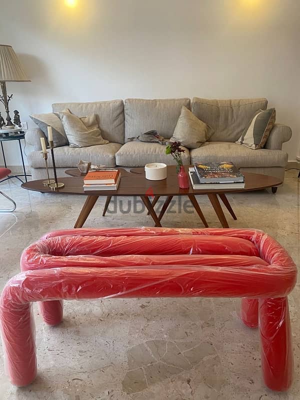 brand new red seater bench 5