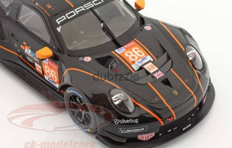 Porsche 911 RSR (24h Le Mans 2020) diecast car model 1;18 7