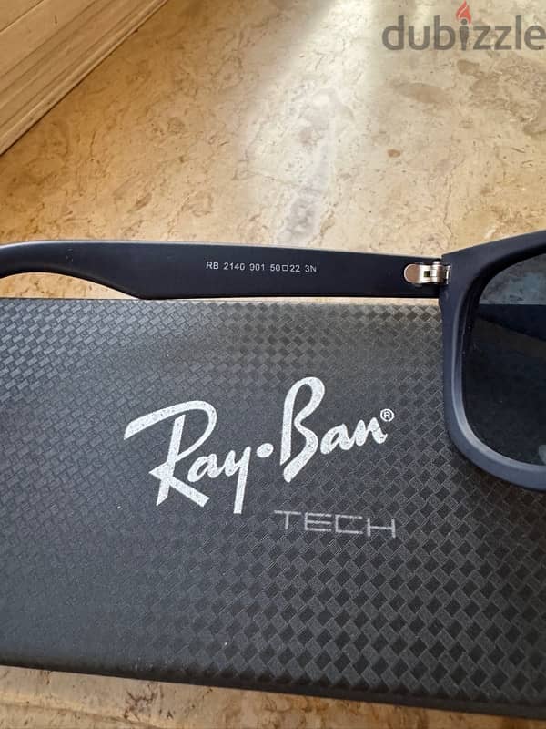 rayban wayfarer blue&dark polarized matte 3