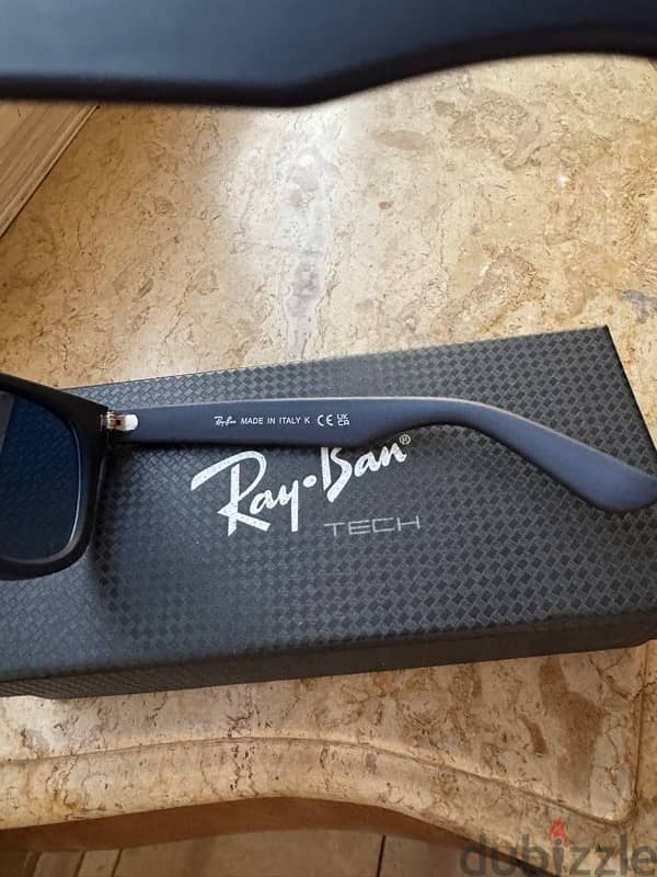 Rayban wayfarer polarized dark& blue matte 4