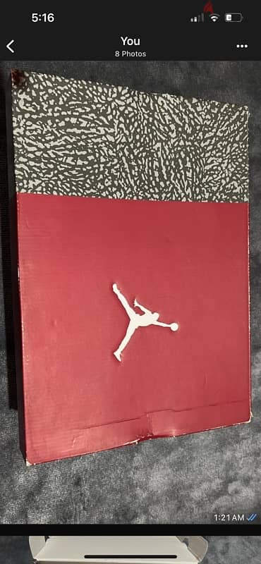 JORDAN RETRO 3 (CARDINAL RED) 4