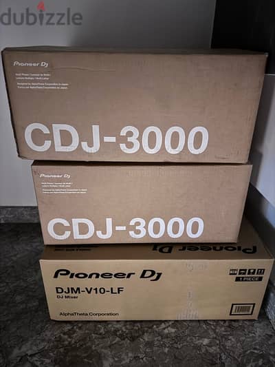 pioneer 2 Cdj3000 + 1 Djmv10lf