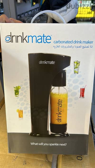 Drinkmate carbonated drink maker black