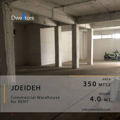 Warehouse for rent in JDEIDEH - 350 MT2 - 4.0 MT Height