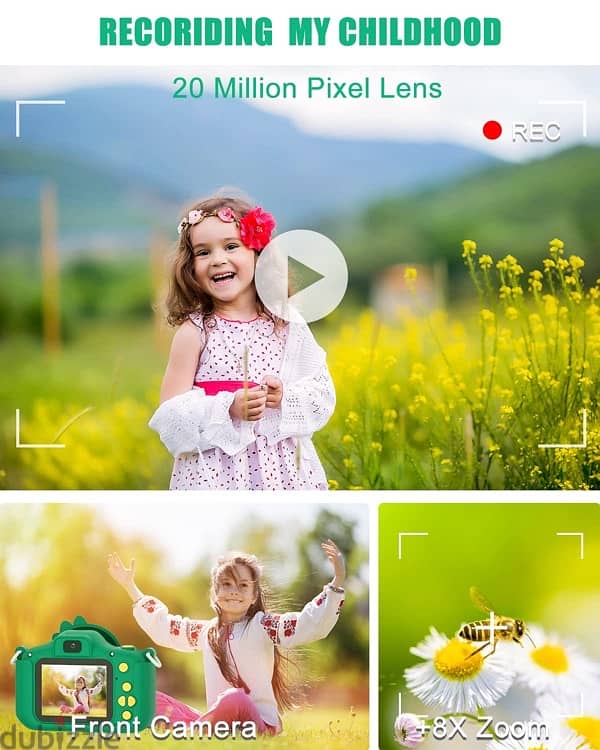 20MP Dual Lens Digital Camera for Kids 3