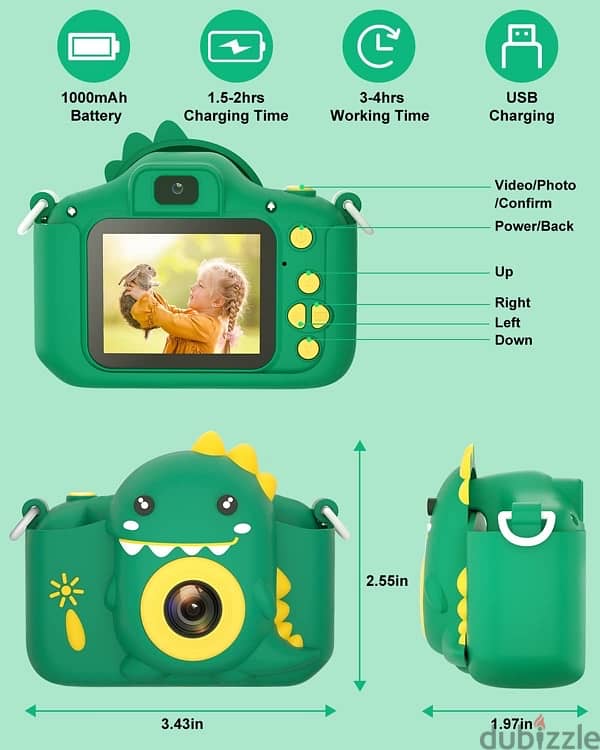 20MP Dual Lens Digital Camera for Kids 5