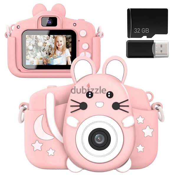 20.0 MP HD 1080P IPS Screen Dual Digital Toy Camera for Kids 0