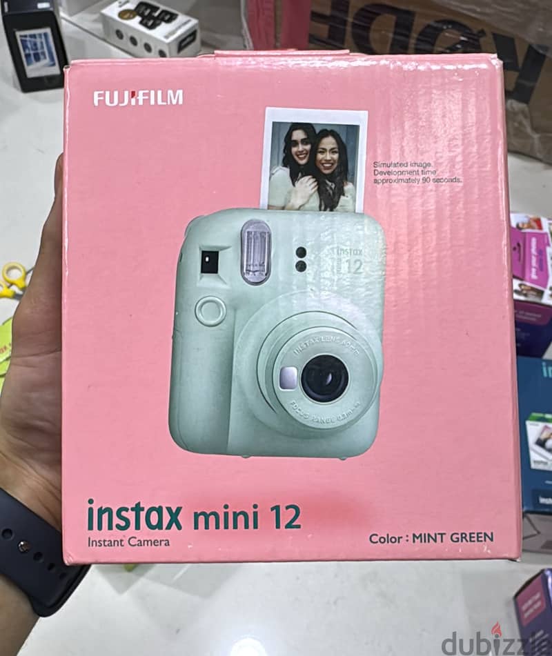 Fujifilm instax mini 12 mint green exclusive & last new 0