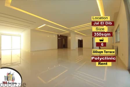 Jal El Dib 350m2 | 300m2 Terrace | Rent |Polyclinic | Main Street | PA