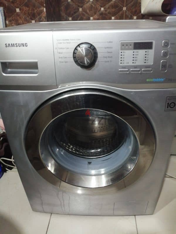 Samsung washing machine eco bubble 7kg. 0