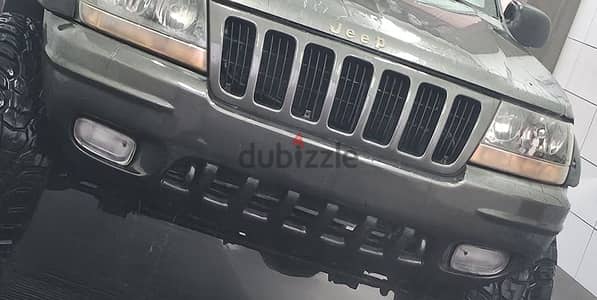 Grand cherokee Wj  front bumper with projecteur and rear bumper