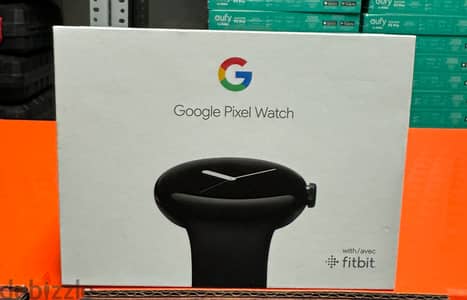 Google Pixel Watch matte black stainless steel case/obsidian active b