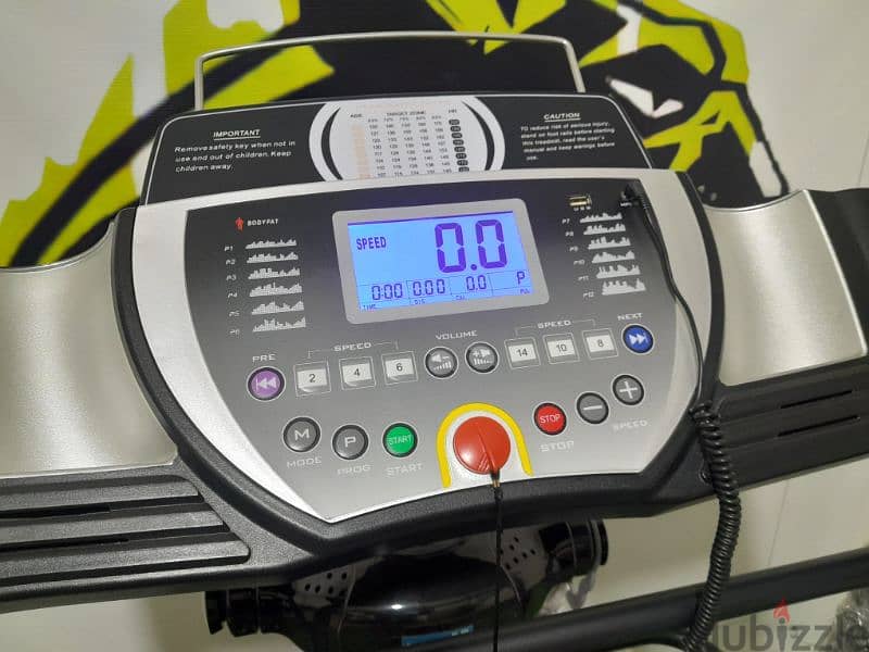 national matic treadmill 3hp motor and vibration massage 5