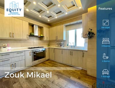 Furnished 189 SQM Apartment For Sale In Zouk Mikael #RK138126