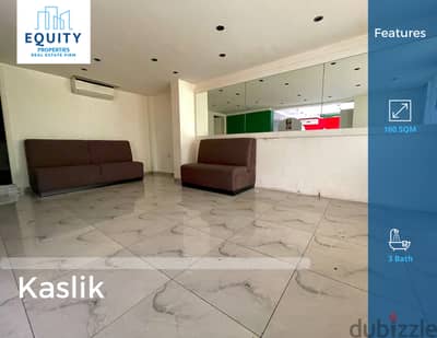 160 SQM Shop For Rent In Kaslik Prime Location #RK138358