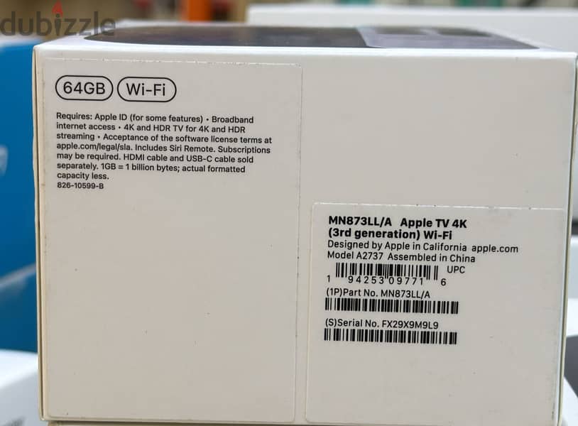 Apple tv 4k 64gb wifi 2022 MN873 original & best price 1