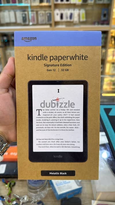 Amazon Kindle paper white signature edition gen 12 32gb metallic blac