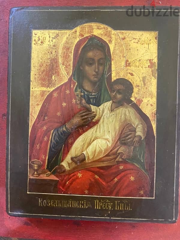 antique rare Russian icon 5