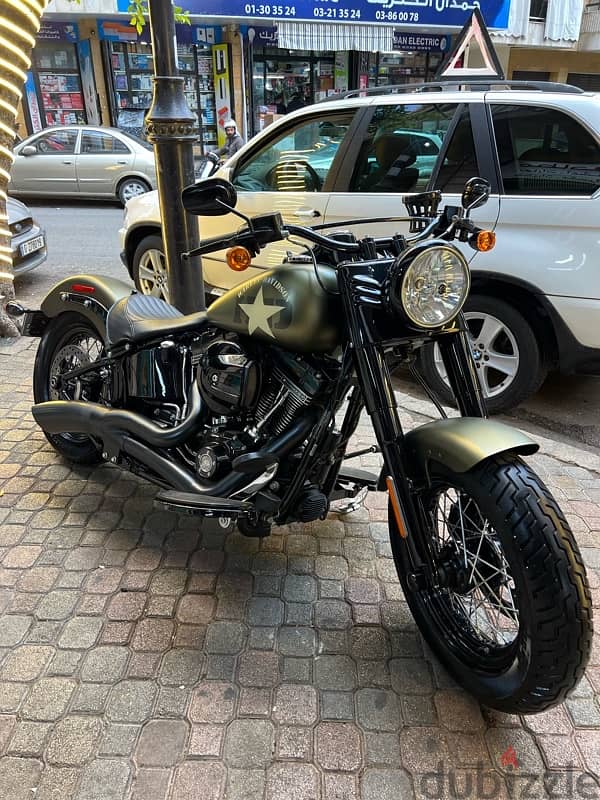 Harley Davidson softail slim special army edition 6