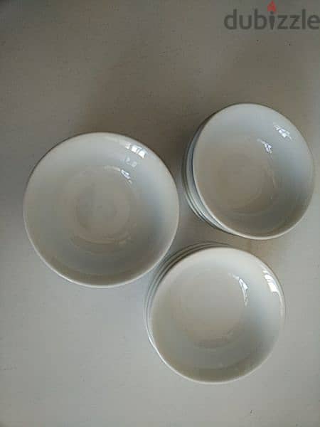 Set of 12 white porcelain cups - Not Negotiable 1