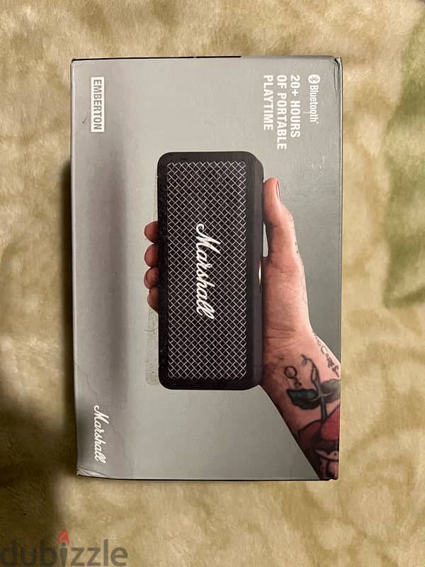 marshall emberton speaker new not used 0