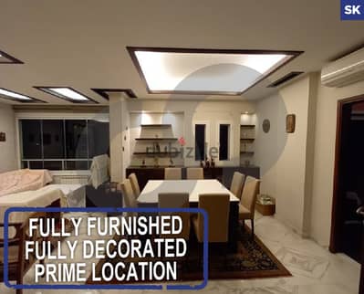 Fully decorated- Prime location-Mar Roukoz, Metn/مار روكز REF#SK116985