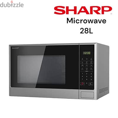 microwave SHARP 28L silver