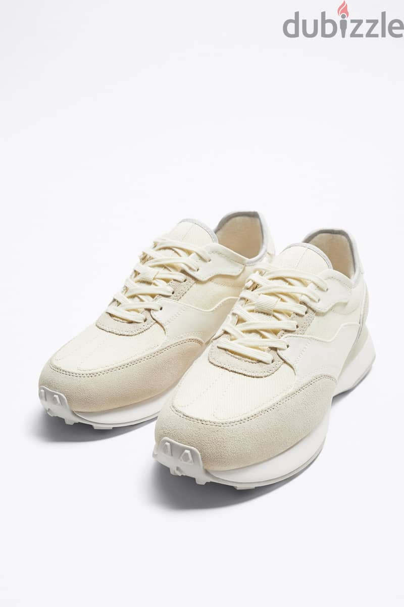 ZARA Men's Sports Shoes - Off-White 41 4