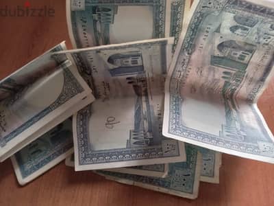 100 Lebabese Lira (12 papers different editions)