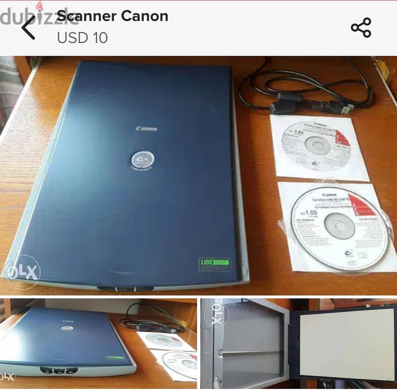 Asus laptop with canon scanner 3