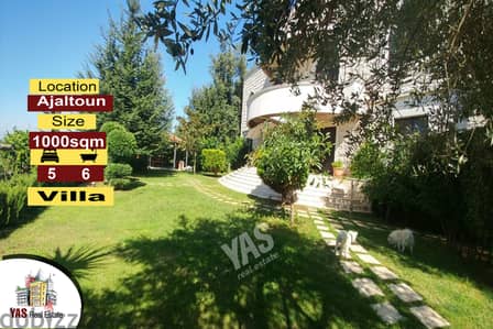 Ajaltoun 1000m2 Villa | 1000m2 Garden | Super Luxurious | View |