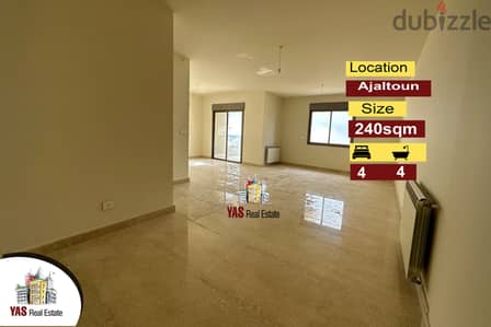 Ajaltoun 240m2 | New | High-End | Killer View | Prime |