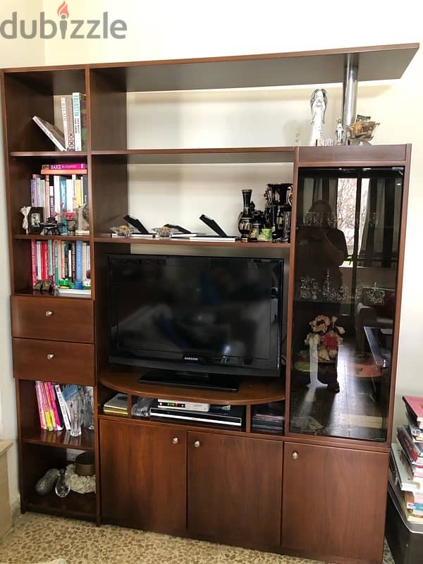 shelves and tv cabinet 0