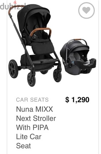 Nuna Mixx Stroller + Base + Car seat